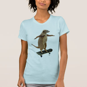 Meerkat On Skateboard 2 T-Shirt