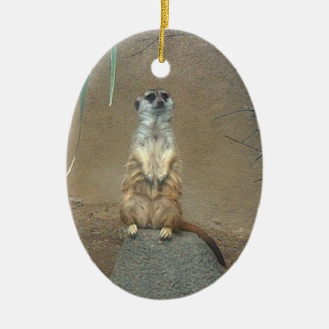 Meerkat Ornament (Front)