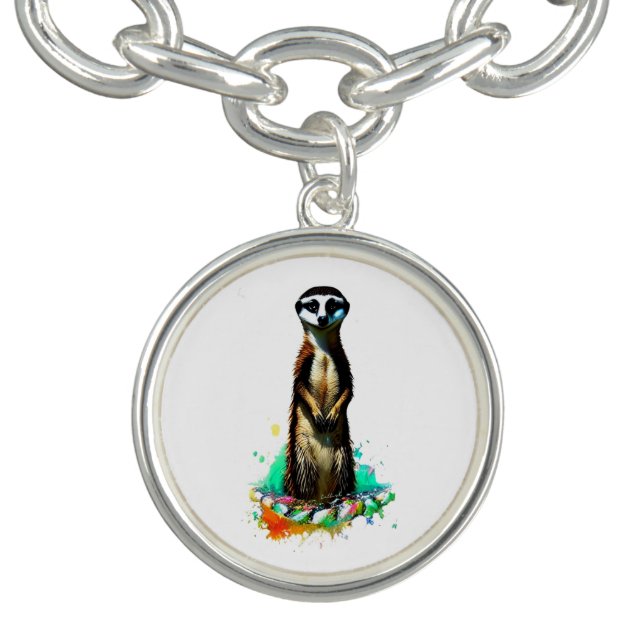 Meerkat painting art  T-Shirt Bracelet (Design)