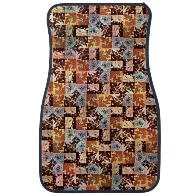 Meerkat Patchwork, Car Mats (Front)