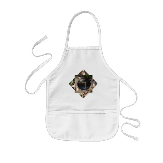 Meerkat Polyscope,  Kids' Apron (Front)