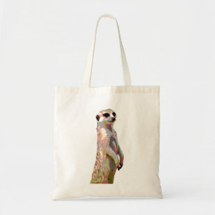 Meerkat - Pop Art Style & Posterized Tote Bag