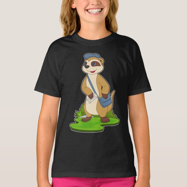 Meerkat Postman Letter T-Shirt (Front)