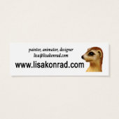 Meerkat profile Card (Back)