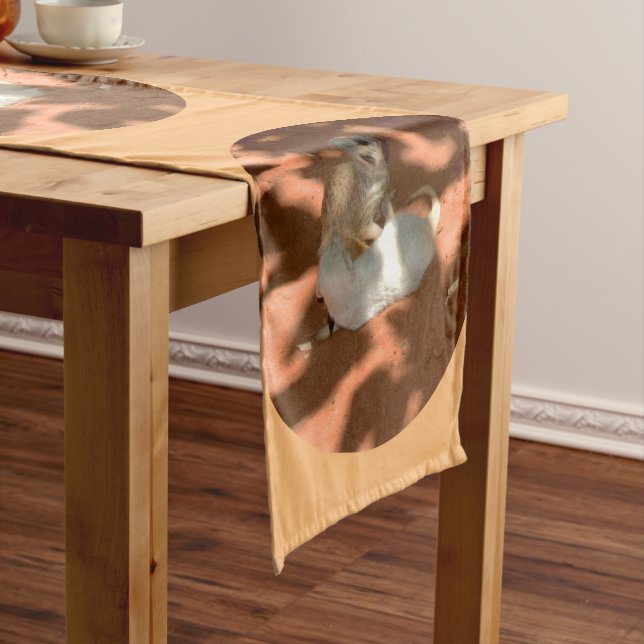 Meerkat Siblings, Table Runner (In Situ)