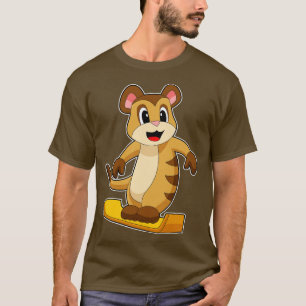 Meerkat Snowboard Winter sports T-Shirt