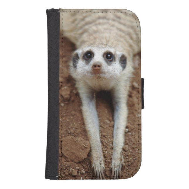 Meerkat (Suricata Suricatta) Cooling Down Samsung Galaxy Wallet Case (Front)