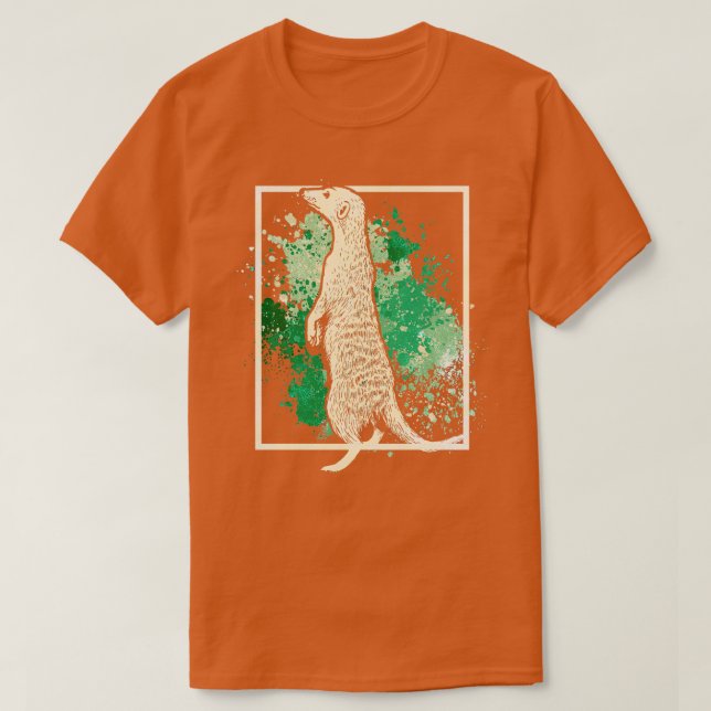 Meerkat Suricate T-Shirt (Design Front)