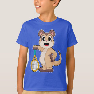 Meerkat Tennis Tennis racket T-Shirt