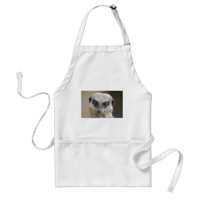Meerkat Up Close Adult Apron (Front)