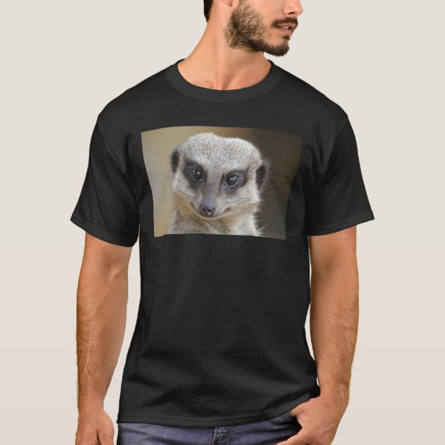 Meerkat Up Close T-Shirt (Front)