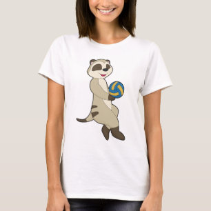 Meerkat Volleyball player Volleyball Sports T-Shirt