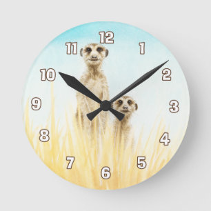 Meerkat Wall Clock