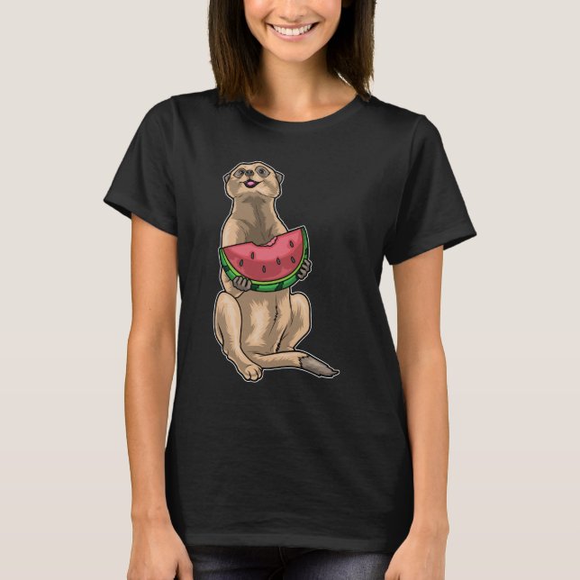 Meerkat Watermelon T-Shirt (Front)