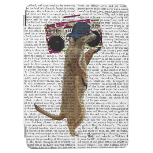 Meerkat with Boom Box Ghetto Blaster 2 iPad Air Cover
