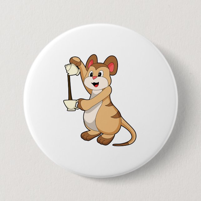 Meerkat with Coffee pot & Coffee.PNG Button (Front)
