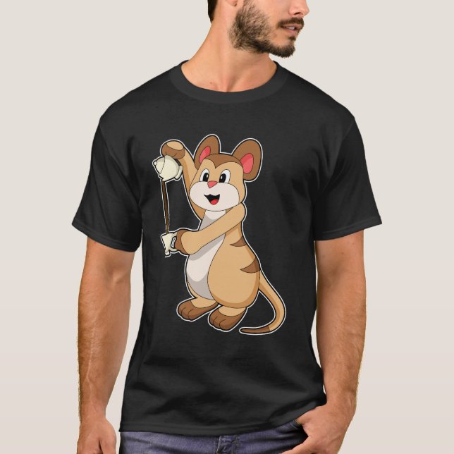 Meerkat with Coffee pot & Coffee.PNG T-Shirt (Front)