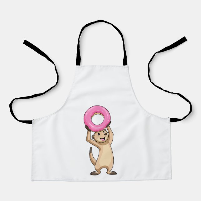 Meerkat with Donut Apron (Front)