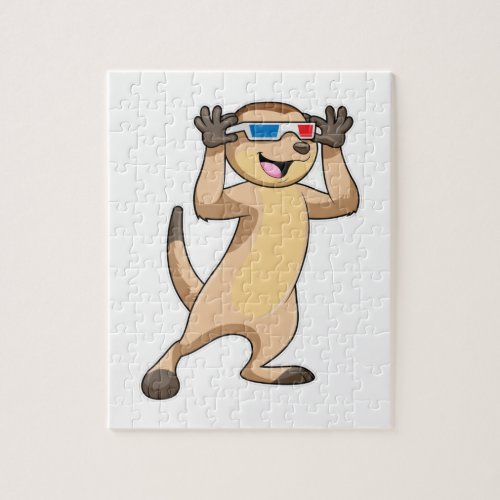 Meerkat with Glasses Jigsaw Puzzle