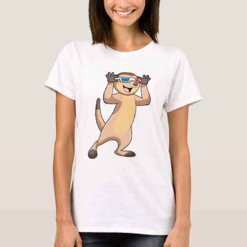Meerkat with Glasses T_Shirt