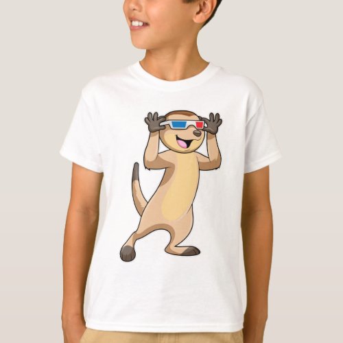 Meerkat with Glasses T_Shirt