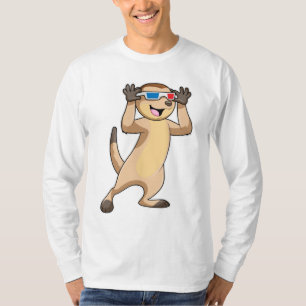 Meerkat with Glasses T-Shirt