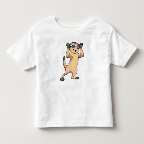Meerkat with Glasses Toddler T_shirt