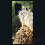 Meerkat With High Views, Samsung Galaxy S22 Ultra Case<br><div class="desc">Featured Sitting High On A Tree Stump  Is A Pretty Meerkat On Guard Duty.</div>