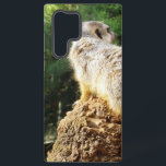 Meerkat With High Views, Samsung Galaxy S22 Ultra Case<br><div class="desc">Featured Sitting High On A Tree Stump  Is A Pretty Meerkat On Guard Duty.</div>