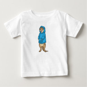 Meerkat with Hoodie Baby T-Shirt