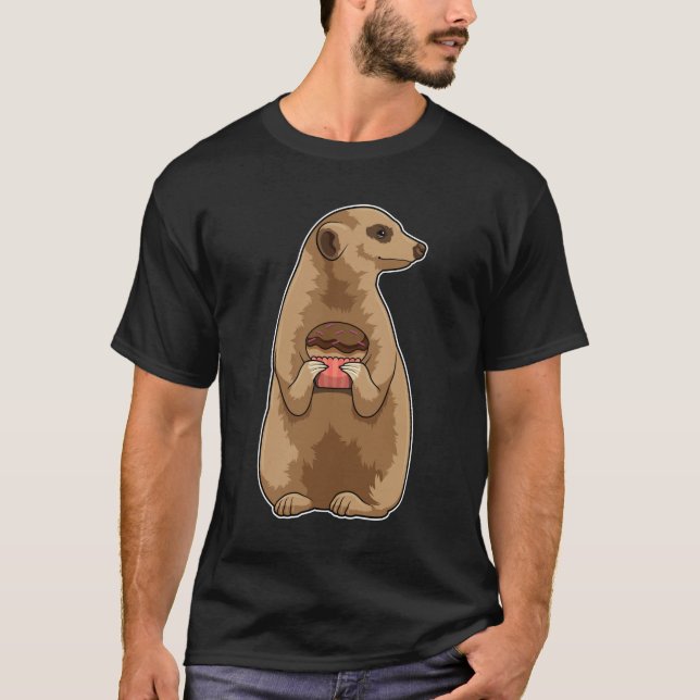 Meerkat with Muffin T-Shirt (Front)
