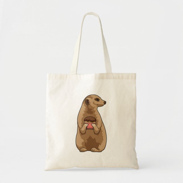 Meerkat with Muffin Tote Bag (Front)