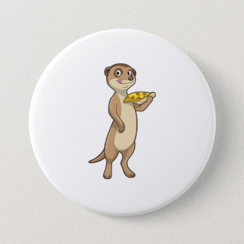 Meerkat with Pizza Button