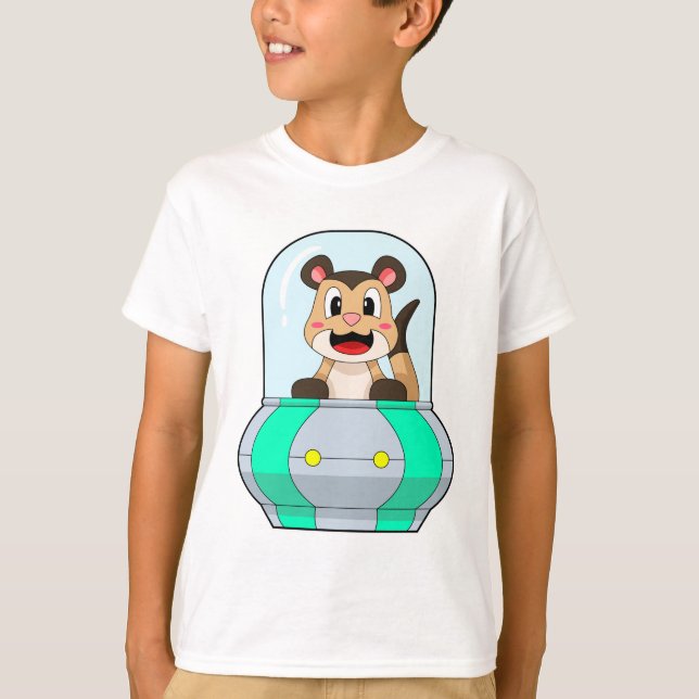 Meerkat with Submarine T-Shirt (Front)