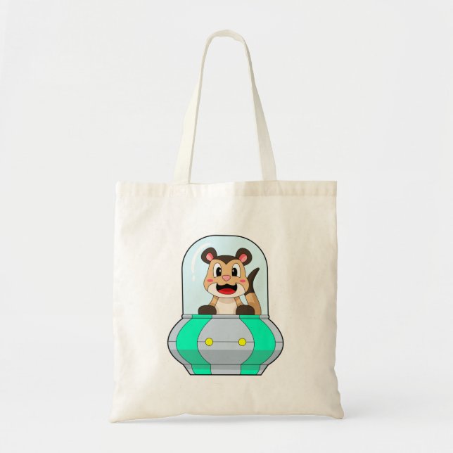 Meerkat with Submarine Tote Bag (Front)