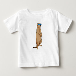 Meerkat with Sunglasses Baby T-Shirt