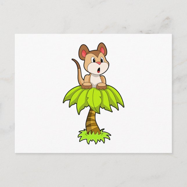 Meerkat with Tree Postcard (Front)