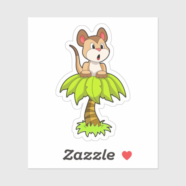 Meerkat with Tree Sticker (Sheet)