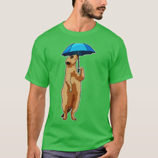 Meerkat with Umbrella T-Shirt