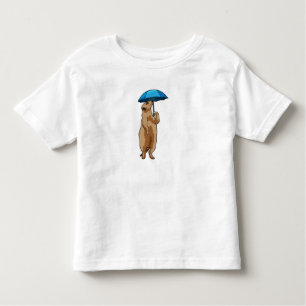 Meerkat with Umbrella Toddler T-shirt