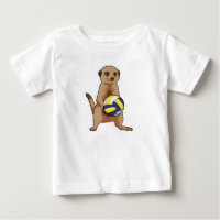 Meerkat with Volleyball