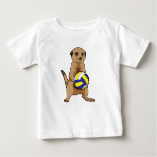 Meerkat with Volleyball Baby T-Shirt