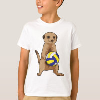 Meerkat with Volleyball