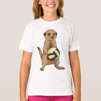 Meerkat with Volleyball