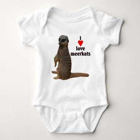 "meerkats" Baby Bodysuit