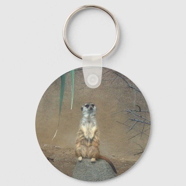 Meerkats Keychain (Front)