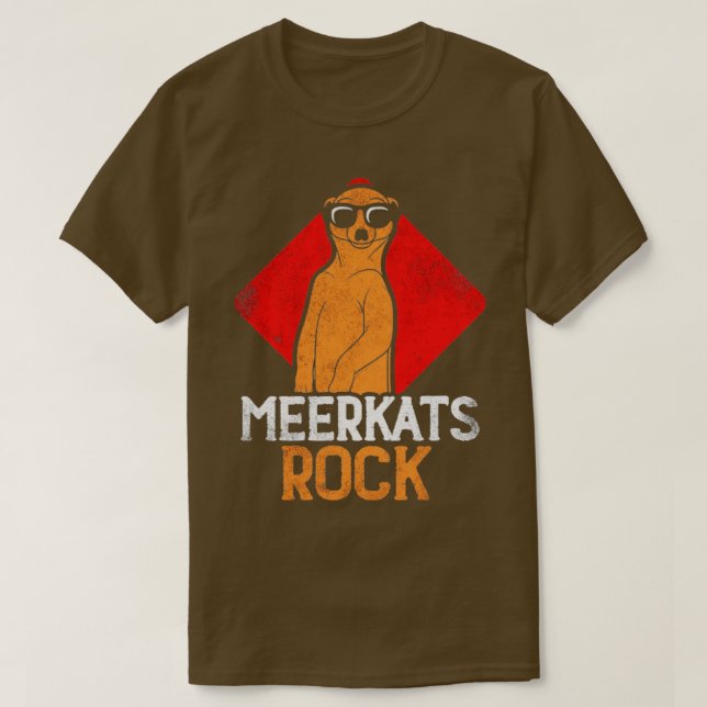 Meerkats rock T-Shirt (Design Front)