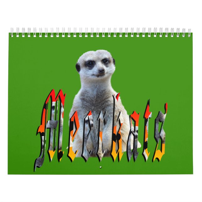 Meerkats With Style Australian Holidays 2019, Calendar (Cover)