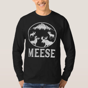 Meese Plural Of Moose English Grammar Joke T-Shirt