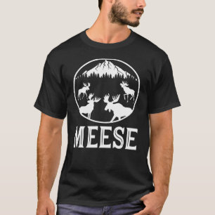 Meese  Plural Of Moose English Grammar Joke T-Shirt